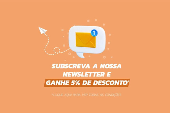 Assine nossa Newsletter e ganhe 5% de desconto