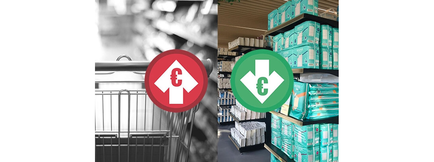 Porquê que paga mais no supermercado? A vantagem de comprar na loja oficial da marca