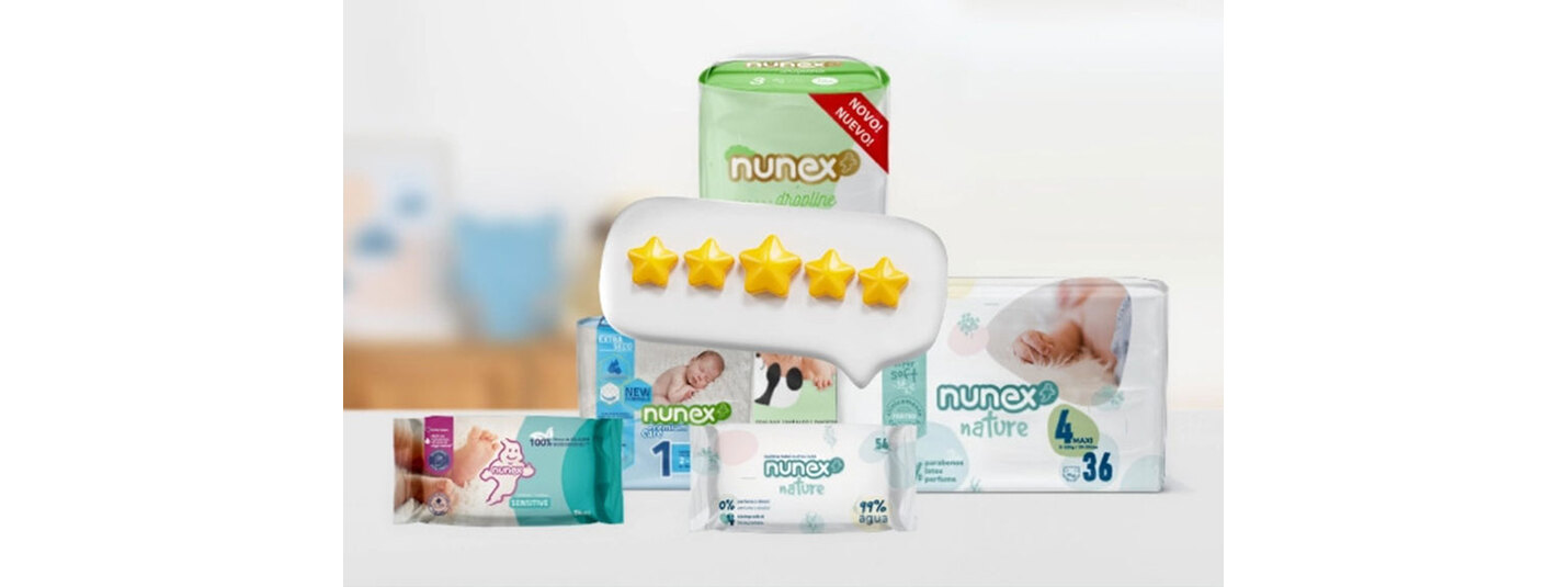Fraldas Nunex y Toallitas Nunex: opiniones de nuestros clientes
