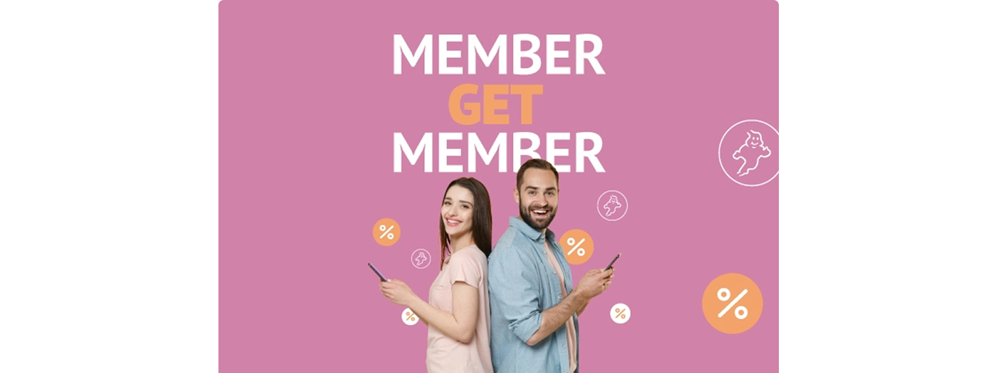 Member Get Member - 5% de desconto