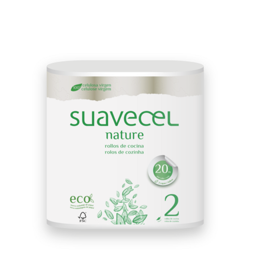 Rolo De Cozinha Suavecel Nature 2 Rolos