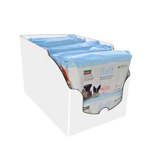 Fluff - Box Toalhitas Húmidas Fluff para cães e gatos - 5607283362013