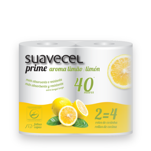 Suavecel - Prime Kitchen Roll 2=4 Rolls Lemon - 5604840900725