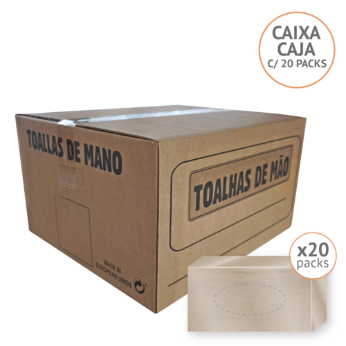 Suavecel - Caixa Toalhas de Mão Suavecel Nature (anónima) - 15604840901132