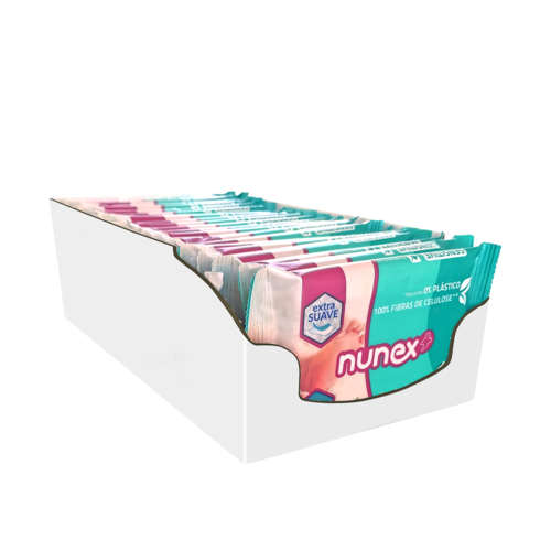 Nunex - Box Toalhitas Nunex Sensitive 20 UN. (pocket) (18 packs) - 5607283402016