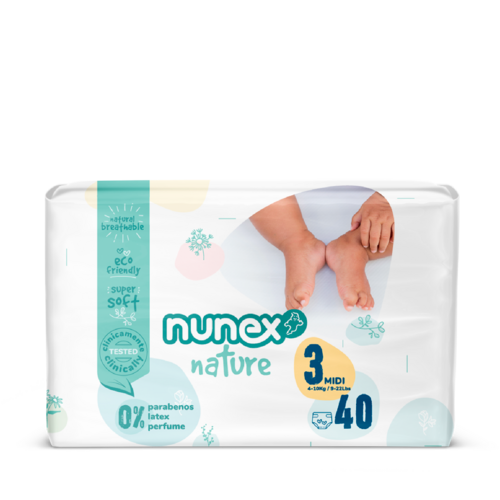 Nunex - Fraldas Nunex Nature T3 - 5607283103067