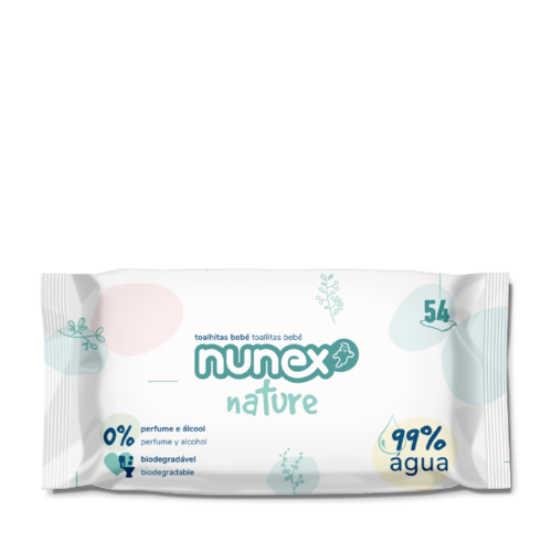 Nunex - Lingettes Nunex Nature 99% Eau (1 pack) - 5607283401064