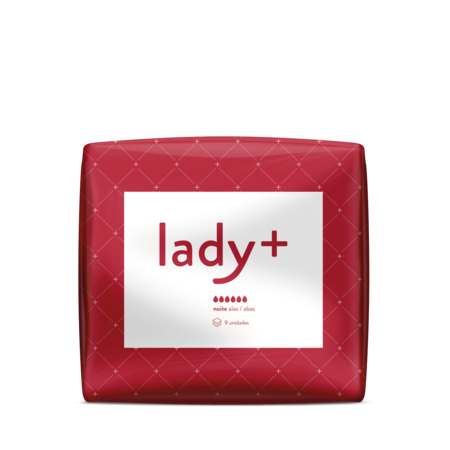 Serviettes Sanitaires Lady+ Nuit Ailes