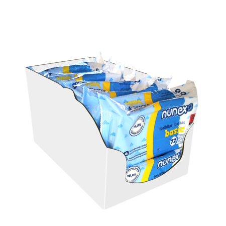 Nunex Basic Wet Wipes Box 72 Units