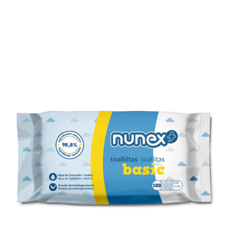 Nunex Basic Wet Wipes 100 Units