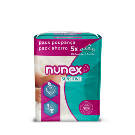Lingettes Nunex Sensitive Multipack