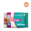 Nunex Sensitive Wet Wipes Box 20 UN. (18 packs)